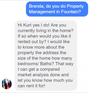 This broker knows her biz... she thinks I'M the prospect. And that's okay, at least we're talking